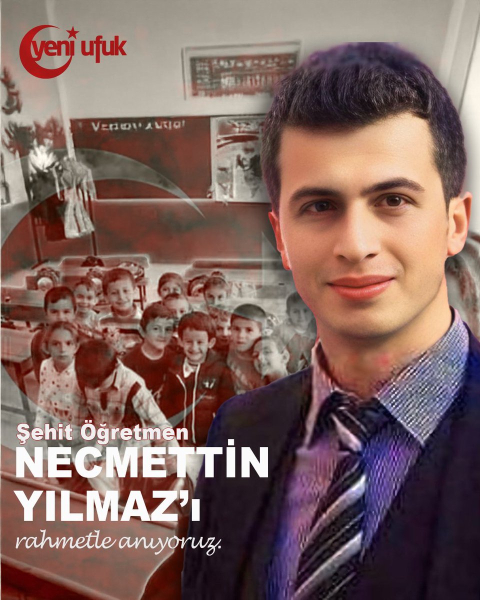 Türk milletine aydınlık nesiller yetiştirmeye çalışırken hain terör örgütü PKK tarafından kaçırılarak şehit edilen öğretmen Necmettin Yılmaz’ı, şehadetinin 8. senesinde rahmet ve minnetle anıyoruz.

#yeniufukdergisi #Necmettinyılmaz