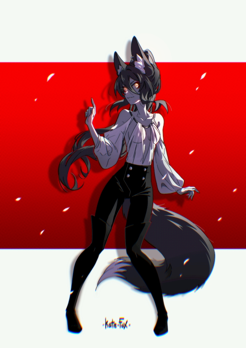 Kate__Fox's tweet image. #art #fox #OC