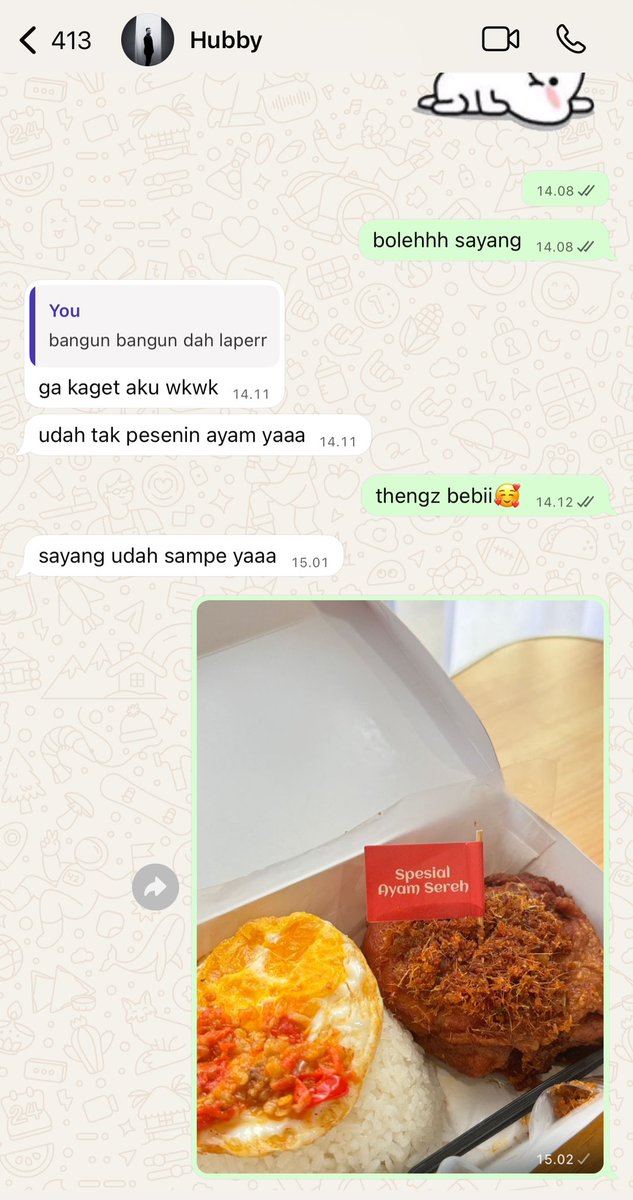 septianictyas's tweet photo. Iseng-iseng dipesenin Ayam Tersereh by @hangry_id sama Paksu, eh kok malah aku yang jatuh cinta 😭💘

From this:                            To this: https://t.co/CMarZBwKJd