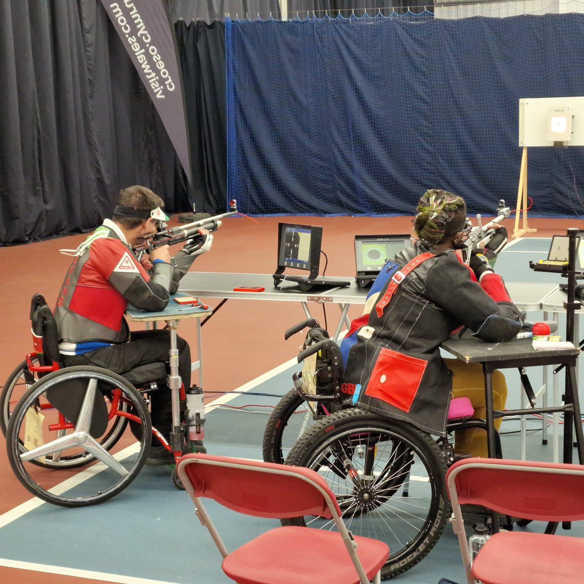 Darren Carew (@actifpathwaysdc) on Twitter photo Things are ramping up at the ParaSport Festival in Swansea Tennis Centre this morning with Table Tennis and Shooting underway!
<a href="/dsw_news/">Disability Sport Wales</a> Things are ramping up at the ParaSport Festival in Swansea Tennis Centre this morning with Table Tennis and Shooting underway!
<a href="/dsw_news/">Disability Sport Wales</a>