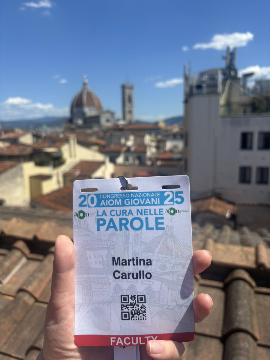martweetings's tweet image. AIOM Giovani ~
@AIOMtweet 
Florence, 11-12 July ♥️