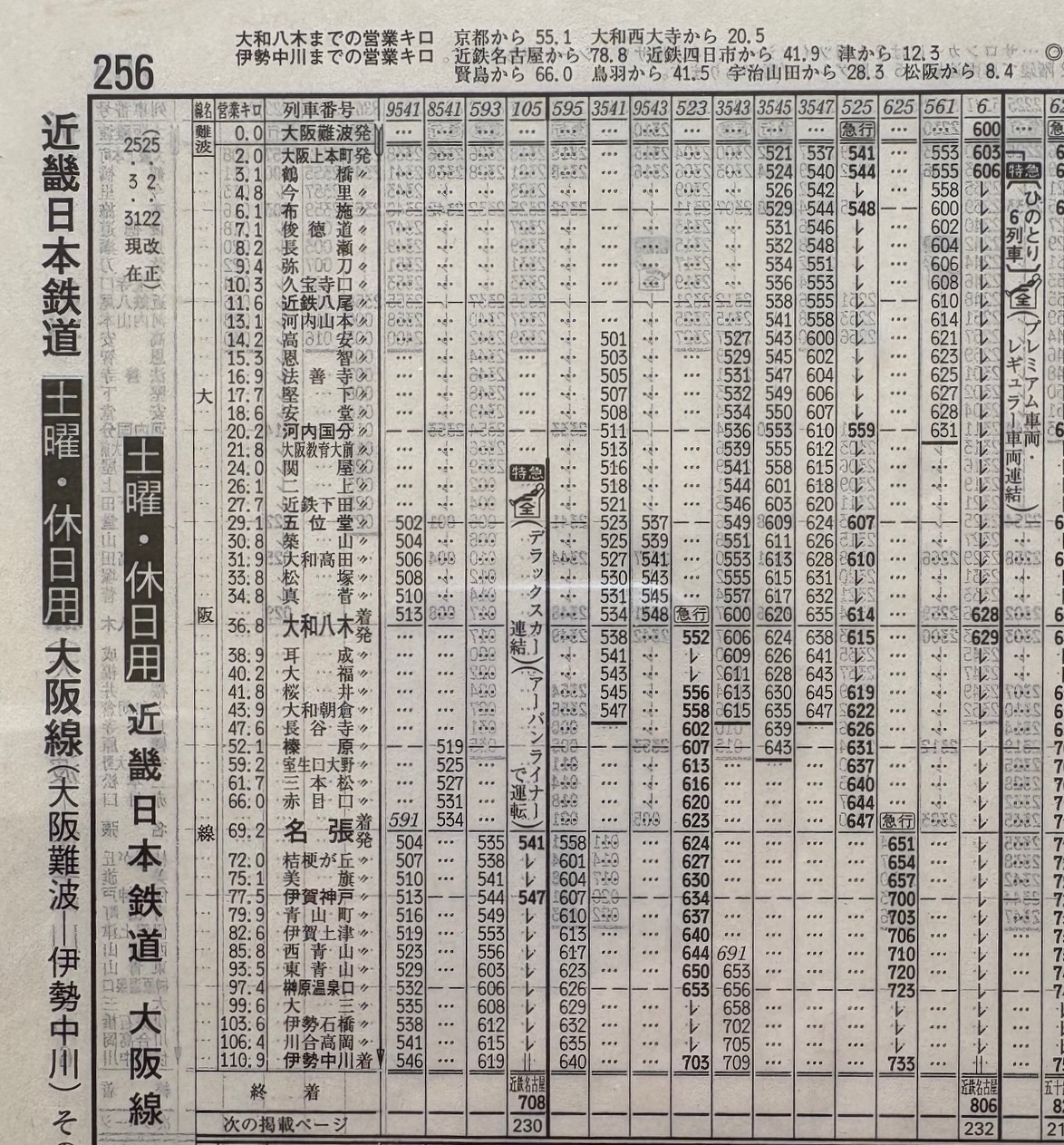 近鉄行先板普通奈良／生駒！