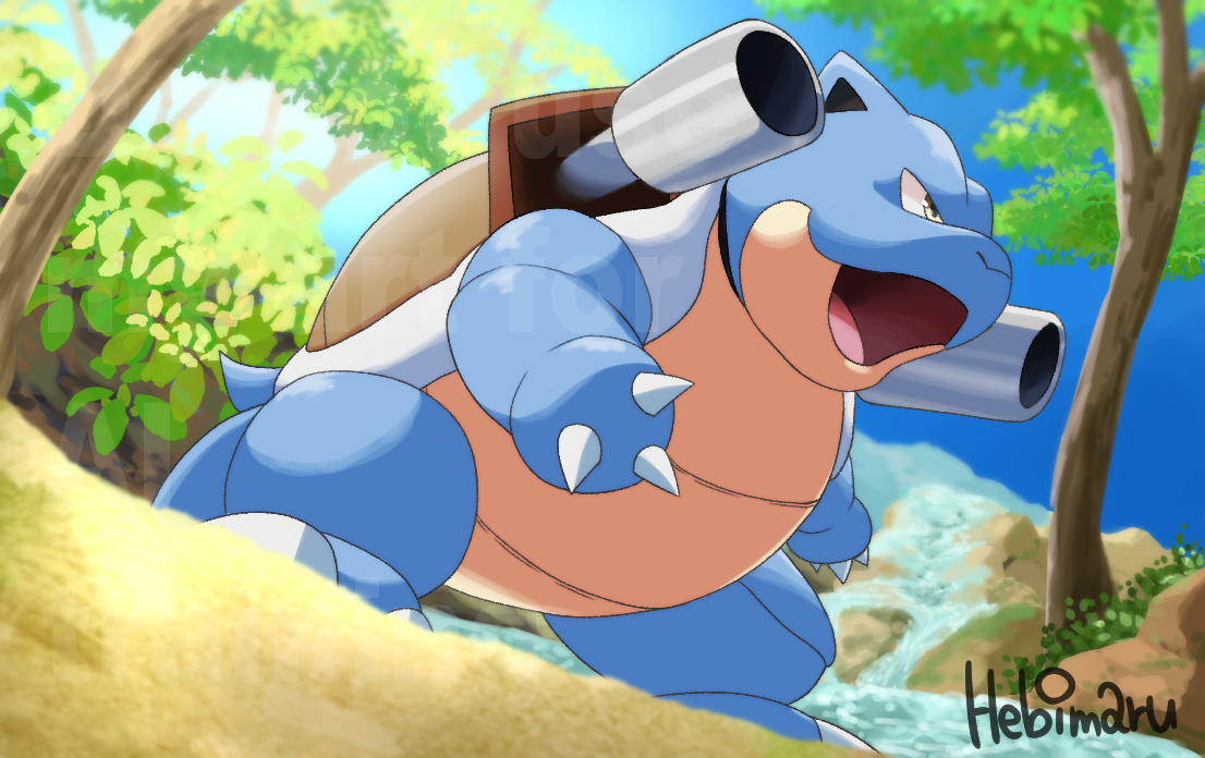 nekonekonikukyu's tweet image. カメックス/Blastoise #ポケモンイラスト #pokemonfanart