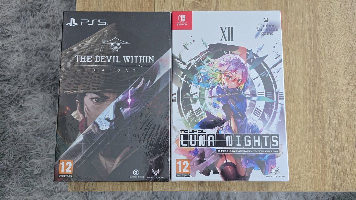 IchiDan 🐉💎 - Puerta al Sótano (@dan_chaos) on Twitter photo Me voy unos días y me encuentro que <a href="/SelectaPlay/">Selecta Play</a> me ha dejado provisiones gourmet!
The Devil Within y Luna Night en sus ediciones especiales!
Qué preciosidad de ediciones!
Infinitas gracias!🥹🥹 Me voy unos días y me encuentro que <a href="/SelectaPlay/">Selecta Play</a> me ha dejado provisiones gourmet!
The Devil Within y Luna Night en sus ediciones especiales!
Qué preciosidad de ediciones!
Infinitas gracias!🥹🥹