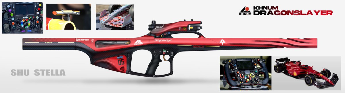 Weapon design
Khnum “Dragonslayer”
As the name implies
A large caliber hunting rifle, intended for sale to the population of the border zone for use in solving dragon infestations, equipped with auto targeting system.