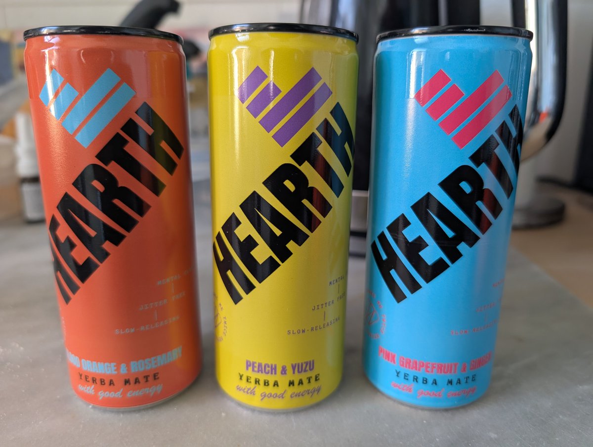 Ok , so these are healthy energy drinks . 
Alexis Mac Alister set up this company. I bought some , they are yummy . No chemicals and the sweetener is natural too ( Stevia) 
Blood Orange and Rosemary,
Grapefruit and Ginger,
Peach and Yuzu