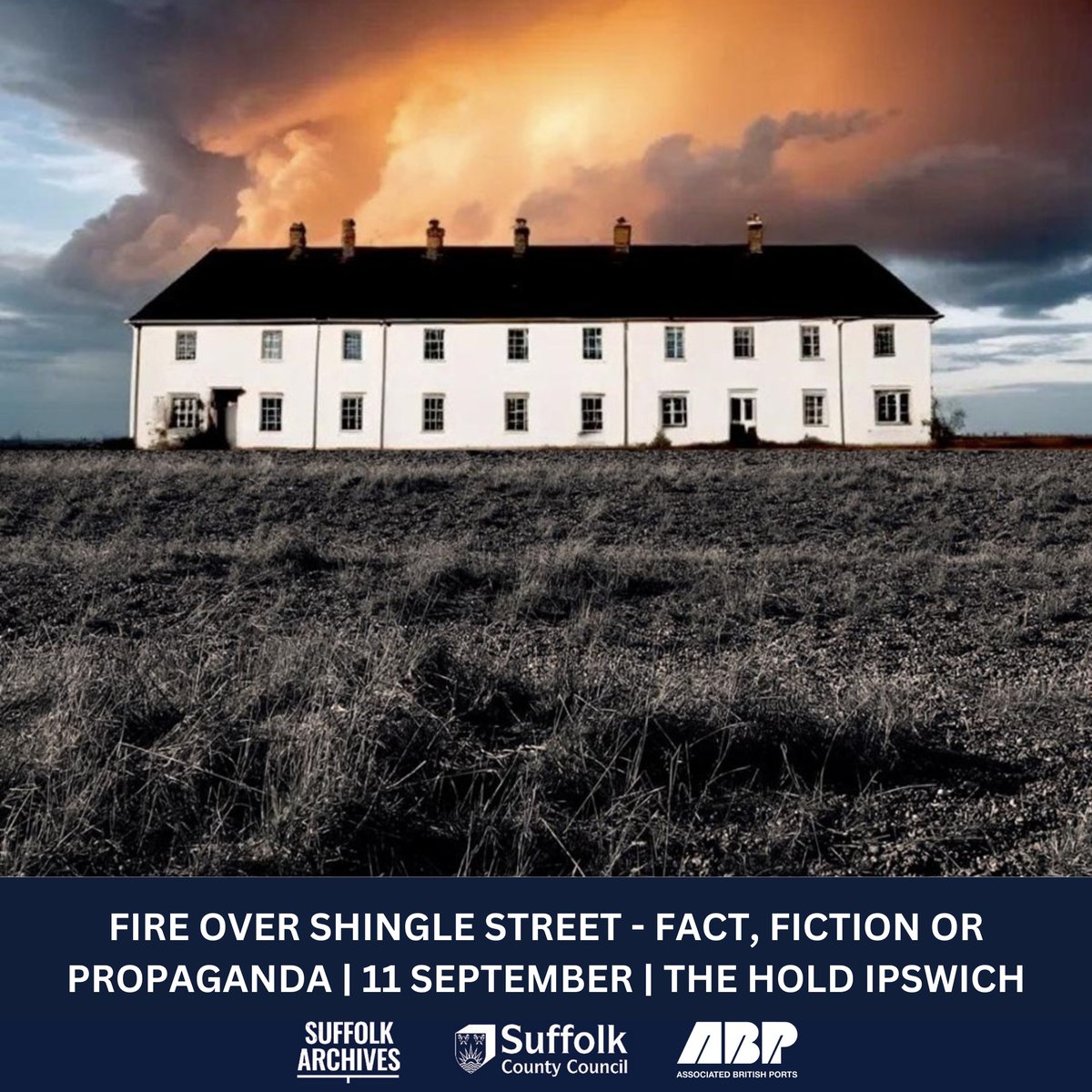 SuffolkArchives's tweet image. WWII myths expert James Hayward leads a Q&A after the screening of Tim Curtis' new documentary. James has written several books about chilling accounts of burning seas, dead soldiers on the shore & buried military secrets. Book orlo.uk/B7N0o #WartimeMysteries #Suffolk