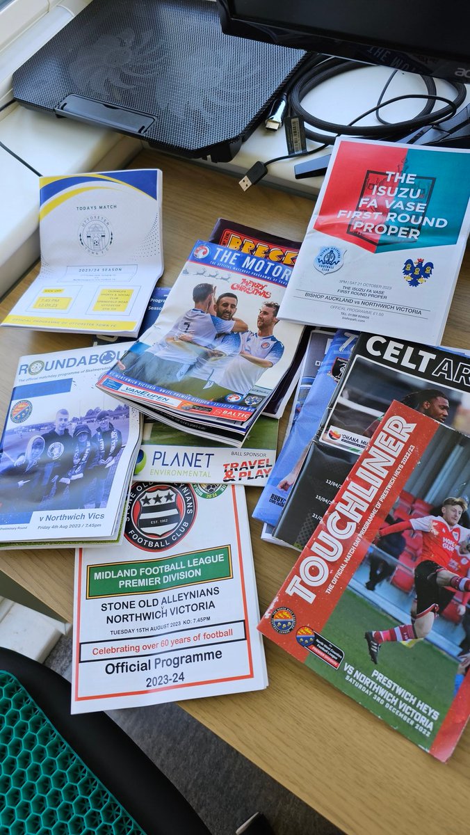 Clearing out stuff from my old car <a href="/nonleaguevol/">Non-League Volunteers</a> <a href="/NorthwichVicsFC/">Northwich Victoria F.C</a>
