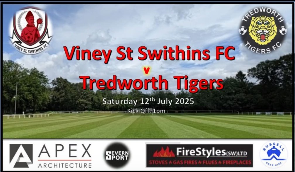 Viney St.Swithins FC (@vssfc) on Twitter photo ๐ ๐ฎ๐๐ฐ๐ต ๐๐ฎ๐ !!
Today we welcome <a href="/TredworthFC/">Tredworth Tigers</a> for our second preseason friendly.
We've got some new faces on show and expect a very tough game.
Conditions will be tough but the lads can rehydrate in the bar afterwards ๐บ๐บ๐บ
Kick Off 1pm
โฝโฝโฝ ๐ ๐ฎ๐๐ฐ๐ต ๐๐ฎ๐ !!
Today we welcome <a href="/TredworthFC/">Tredworth Tigers</a> for our second preseason friendly.
We've got some new faces on show and expect a very tough game.
Conditions will be tough but the lads can rehydrate in the bar afterwards ๐บ๐บ๐บ
Kick Off 1pm
โฝโฝโฝ
