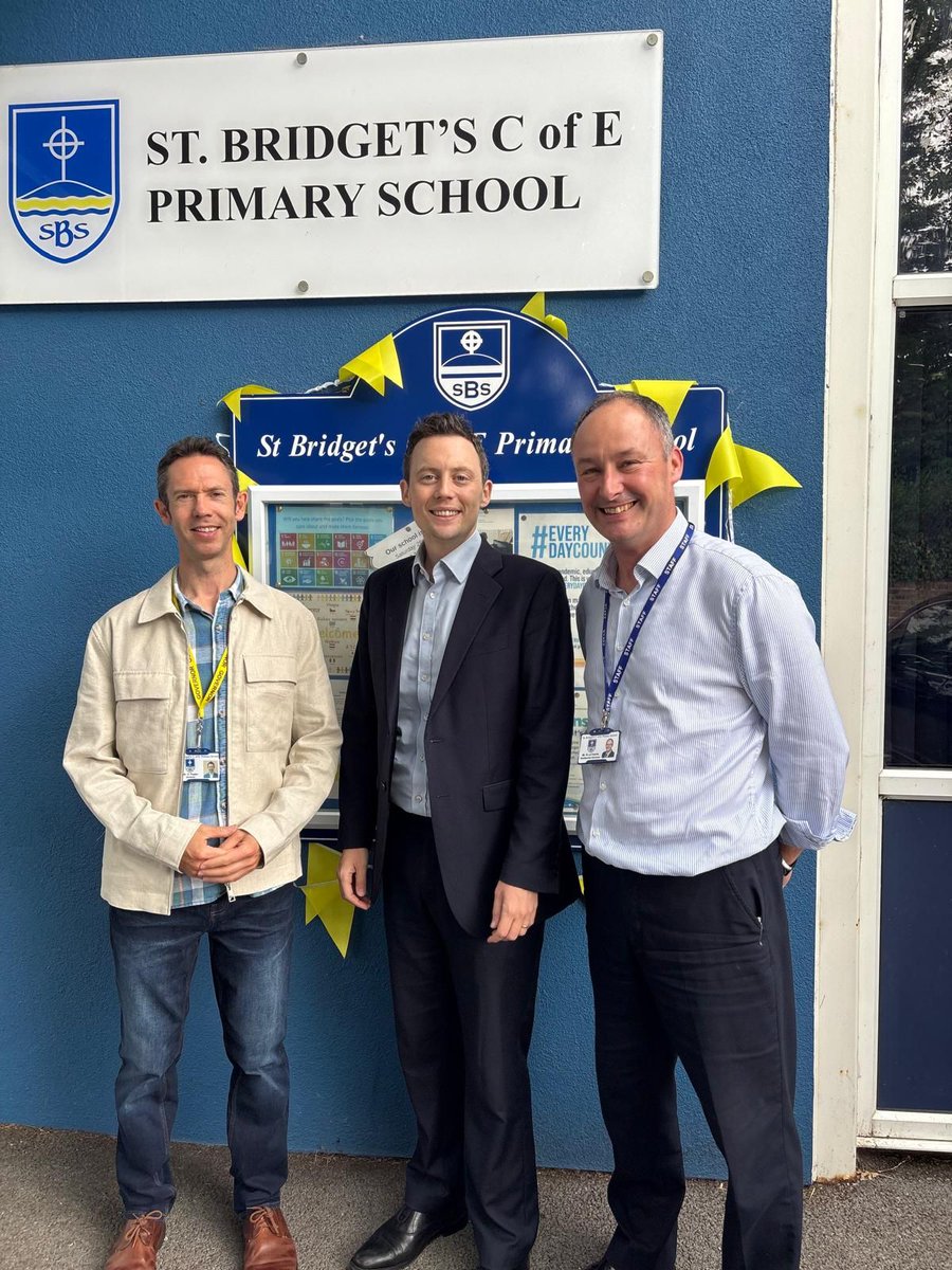 Matthew_Patrick's tweet image. I was really pleased to visit St Bridget's C of E Primary School to meet students and talk to their Headteacher Mr Le Feuvre about the work they do.
I'm meeting schools across Wirral West to discuss how I can support them and their students. Thanks to everyone at St Bridget's…