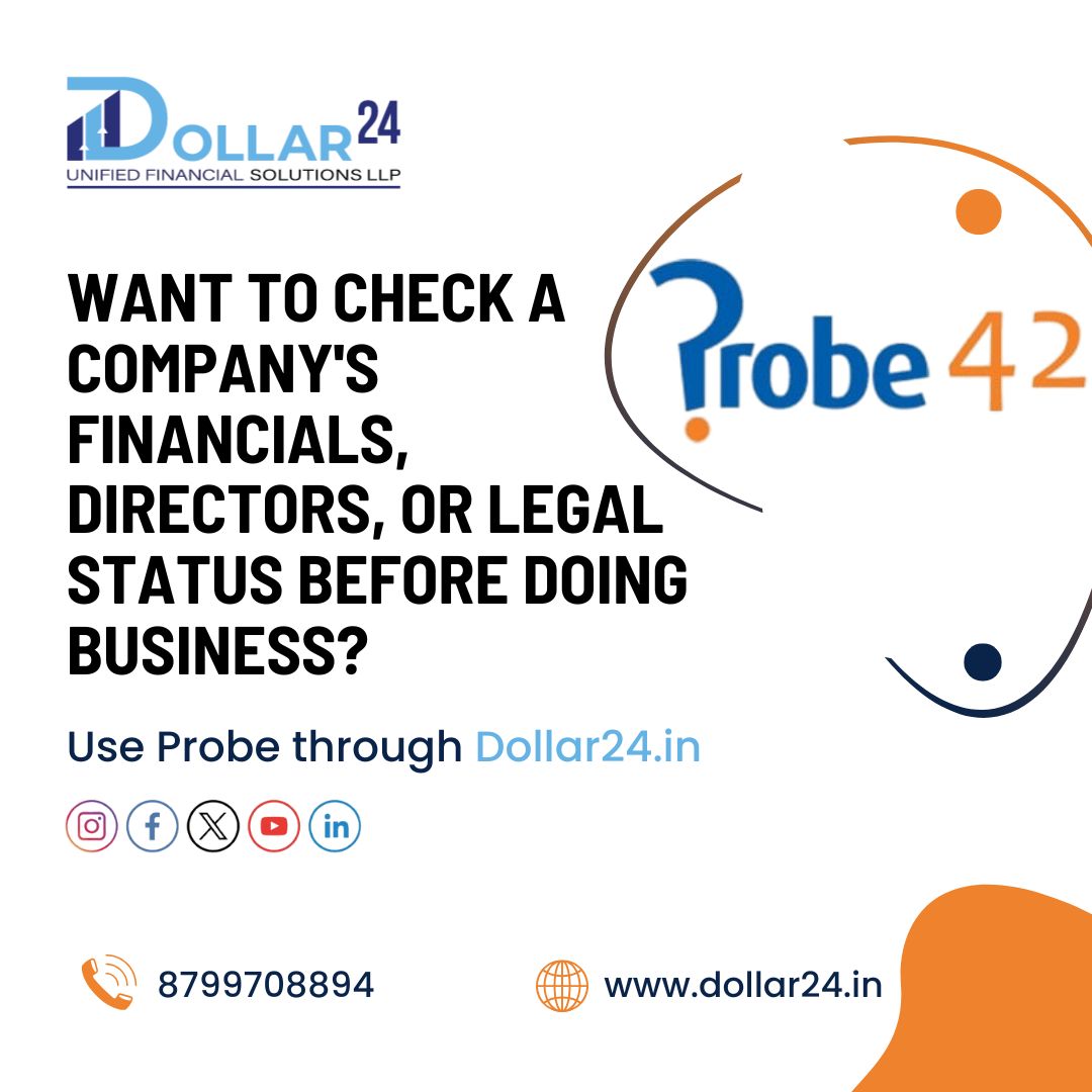 financedollar24's tweet photo. 🕵️‍♀️ Ever done business with a ghost company?
You might have — if you didn’t check their background.
💼 Before you sign anything, Spy with Probe42 via Because not every company wears a name tag. 😏
 #ProbeBeforeYouPartner #BusinessSecrets     
 #StrangerThingsInBusiness #Dollar24 https://t.co/aT11OCyb6Z