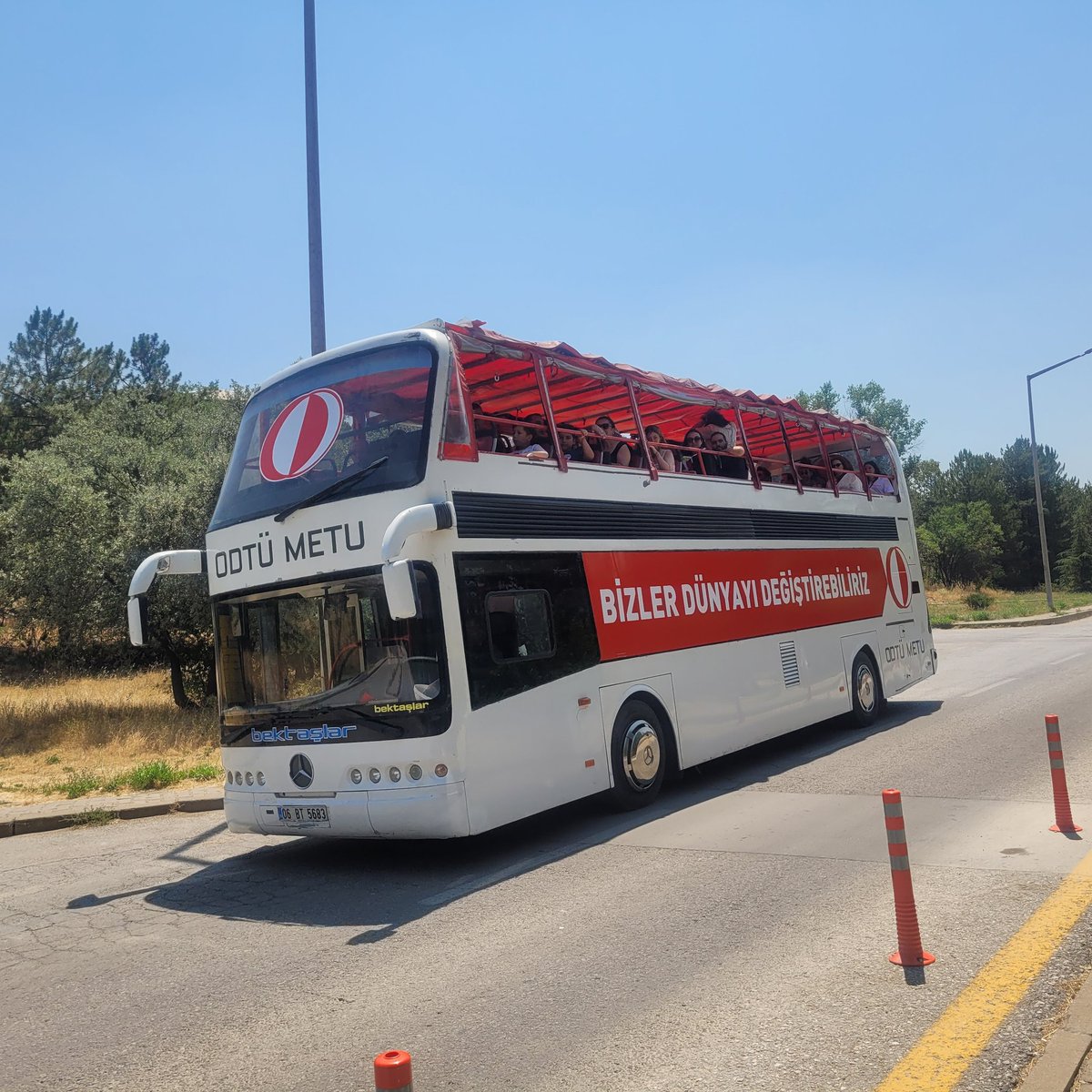 if a double decker odtü bus crashes into us