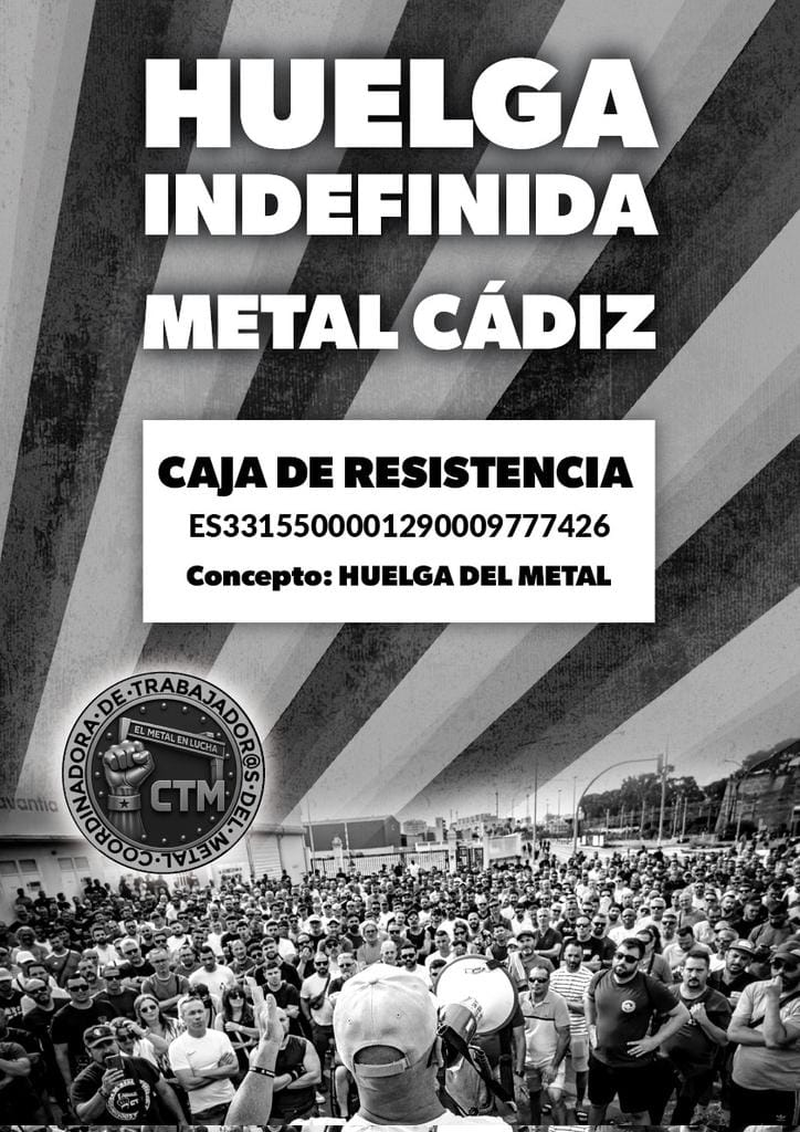 Solidaritat Obrera - Free 🇵🇸 (@solimetrobcn) on Twitter photo Trobada solidària d'afiliades i simpatitzants a <a href="/calasisqueta/">Ca la Sisqueta</a> en suport al companys i companyes a la vaga indefinida del metall de Càdis <a href="/CTM97560609/">@CTM coordinadora de trabajadores del metal</a>
Música i cervesa de <a href="/Capfoguer/">Cervesa Capfoguer</a> per recaptar fons per la caixa de resistencia. Trobada solidària d'afiliades i simpatitzants a <a href="/calasisqueta/">Ca la Sisqueta</a> en suport al companys i companyes a la vaga indefinida del metall de Càdis <a href="/CTM97560609/">@CTM coordinadora de trabajadores del metal</a>
Música i cervesa de <a href="/Capfoguer/">Cervesa Capfoguer</a> per recaptar fons per la caixa de resistencia.