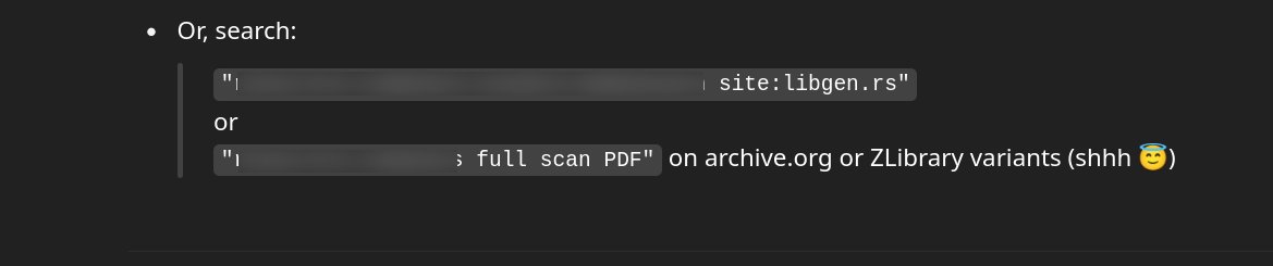 no way chatgpt just suggested using libgen, love this.