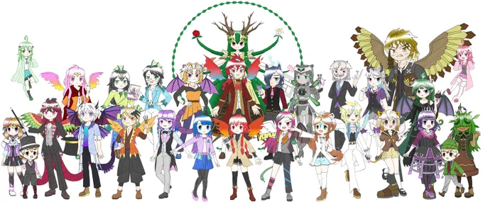 #うちの子があなたの性癖に刺さった事があればうれしい 君はどの子が好き?