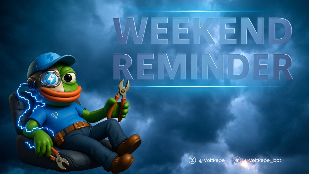 VoltPepe's tweet image. What a killer week FAMS! Tons of gainers out there🔥

Hope you all caught some solid profits💰  

Super pumped for another hot $VP week ahead! 
  
Rest up, recharge, and get ready to find more opportunities. 

Enjoy the weekend 🫶

#VoltPepe #BullishVibes #TON #Airdrops #memecoin