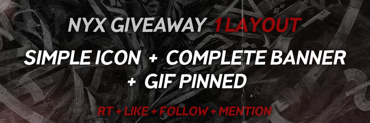  𝗡𝗬𝗫 ﹥𝗖𝗢𝗠𝗠𝗜𝗦𝗦 ❬📌❭ (@rphelp_) on Twitter photo NYX GIVEAWAY ! ! (AUGUST)
ㅤ
1 FREE LAYOUT FOR THE WINNER! 🎉
ㅤ
To participate:
ㅤ→ RT 🔁 + LIKE ❤️
ㅤ→ MENTION 1 FRIEND
ㅤ→ FOLLOW <a href="/rphelp_/"> 𝗡𝗬𝗫 ﹥COMSS OPEN ❬📌❭</a>
Winner will be announced on August 31th.
ㅤ
ㅤㅤ🥳 GOOD LUCK ! 🍾
ㅤ NYX GIVEAWAY ! ! (AUGUST)
ㅤ
1 FREE LAYOUT FOR THE WINNER! 🎉
ㅤ
To participate:
ㅤ→ RT 🔁 + LIKE ❤️
ㅤ→ MENTION 1 FRIEND
ㅤ→ FOLLOW <a href="/rphelp_/"> 𝗡𝗬𝗫 ﹥COMSS OPEN ❬📌❭</a>
Winner will be announced on August 31th.
ㅤ
ㅤㅤ🥳 GOOD LUCK ! 🍾
ㅤ