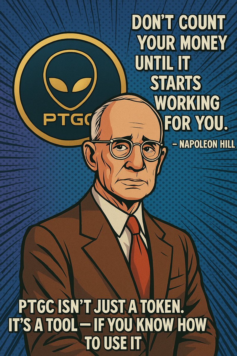 Reydoku1's tweet image. “Don’t count your money until it starts working for you.”
— Napoleon Hill
$pTGC isn’t just a token. It’s a tool — if you know how to use it.
#cryptoassets #PulseChain #crypto #company #livechanging