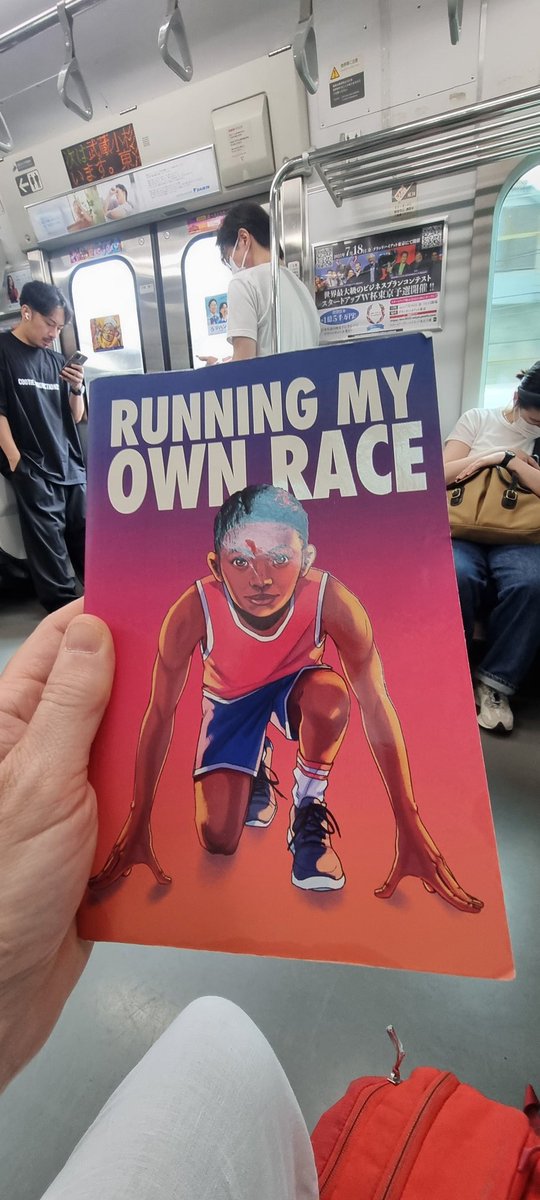 catherinebruton's tweet image. Today's read is the gorgeous 'Running My Own Race' by @ey_abs I totally fell in love with the narrator! Such a beautiful, heartwarming story which tackles big issues and celebrates family, friendship and following your dreams! @NosyCrow @zoegriffiths12