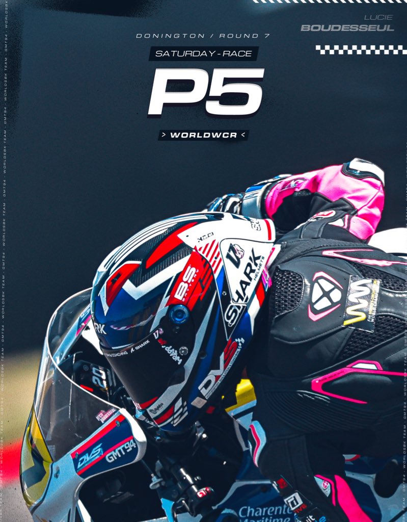Good job <a href="/lucie_moto/">Lucie Boudesseul</a> 🔥

#UKWorldSBK 🇬🇧 #WorldWCR