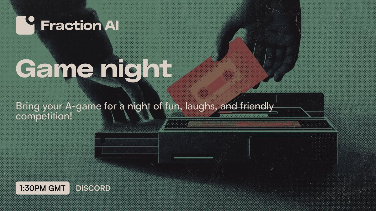 We’re back with another edition of Game Night! 

We've got a stacked lineup, as always: Smash Karts, Gartic, Kirka, Rumble... Hosted by our Master of Games <a href="/Zek_eth/">zek♦️</a> 

🕜13h30 GMT | 🎮 Discord Games Channel 

See you there!