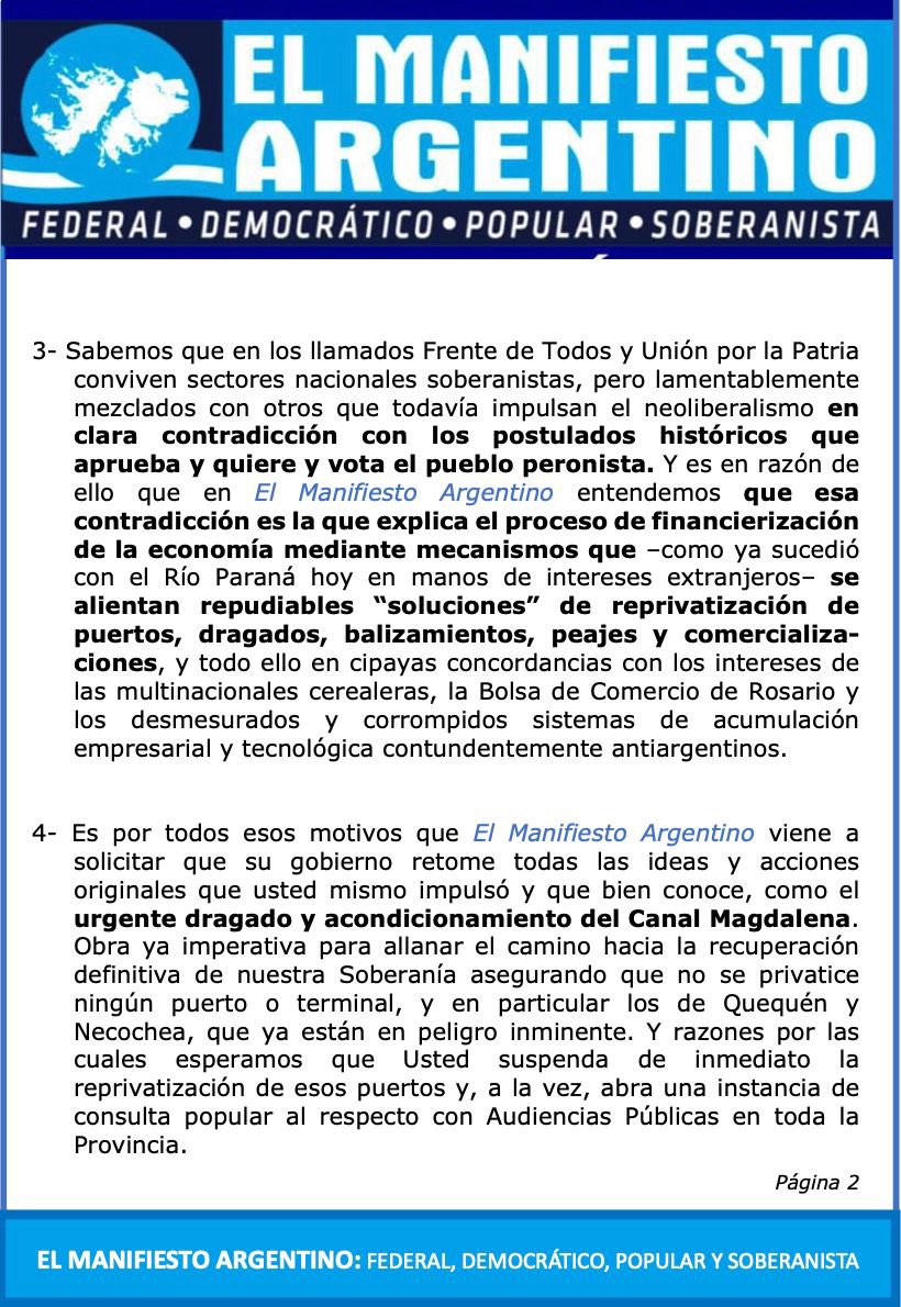 ManifArg_Cba's tweet photo. Los cosas dichas cuando corresponden. https://t.co/unfNjo2EB6