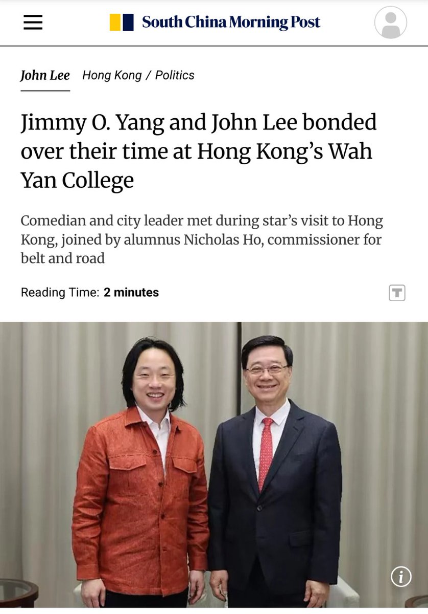 TGTM_Official's tweet image. In Jimmy O. Yang's earlier comedy shows, he said his parents moved to US to escape communism China. 40 years later, he decided to meet John Lee and move back to communism China.
Jimmy is now sold to CCP, with one generation of effort well wasted.