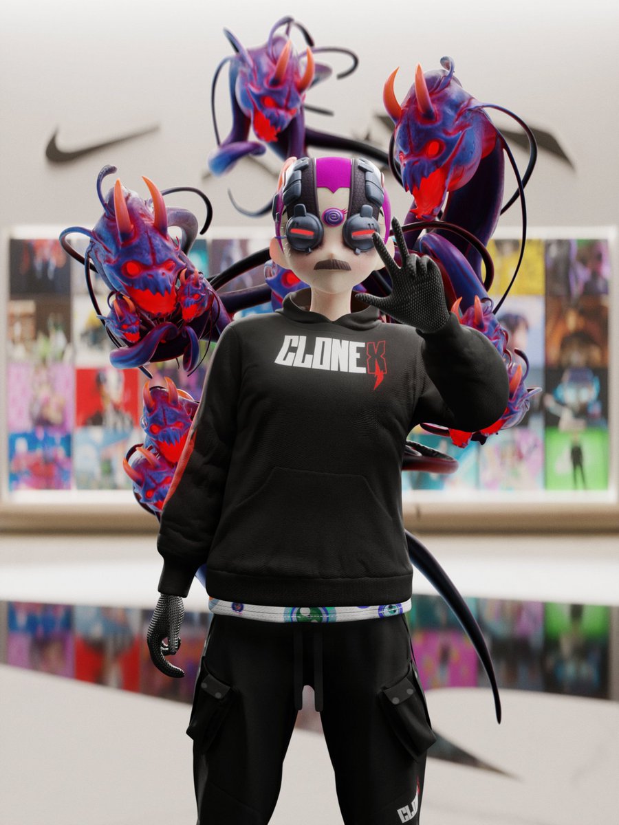 Web3_moguojisan's tweet image. GM #clonex⚡️