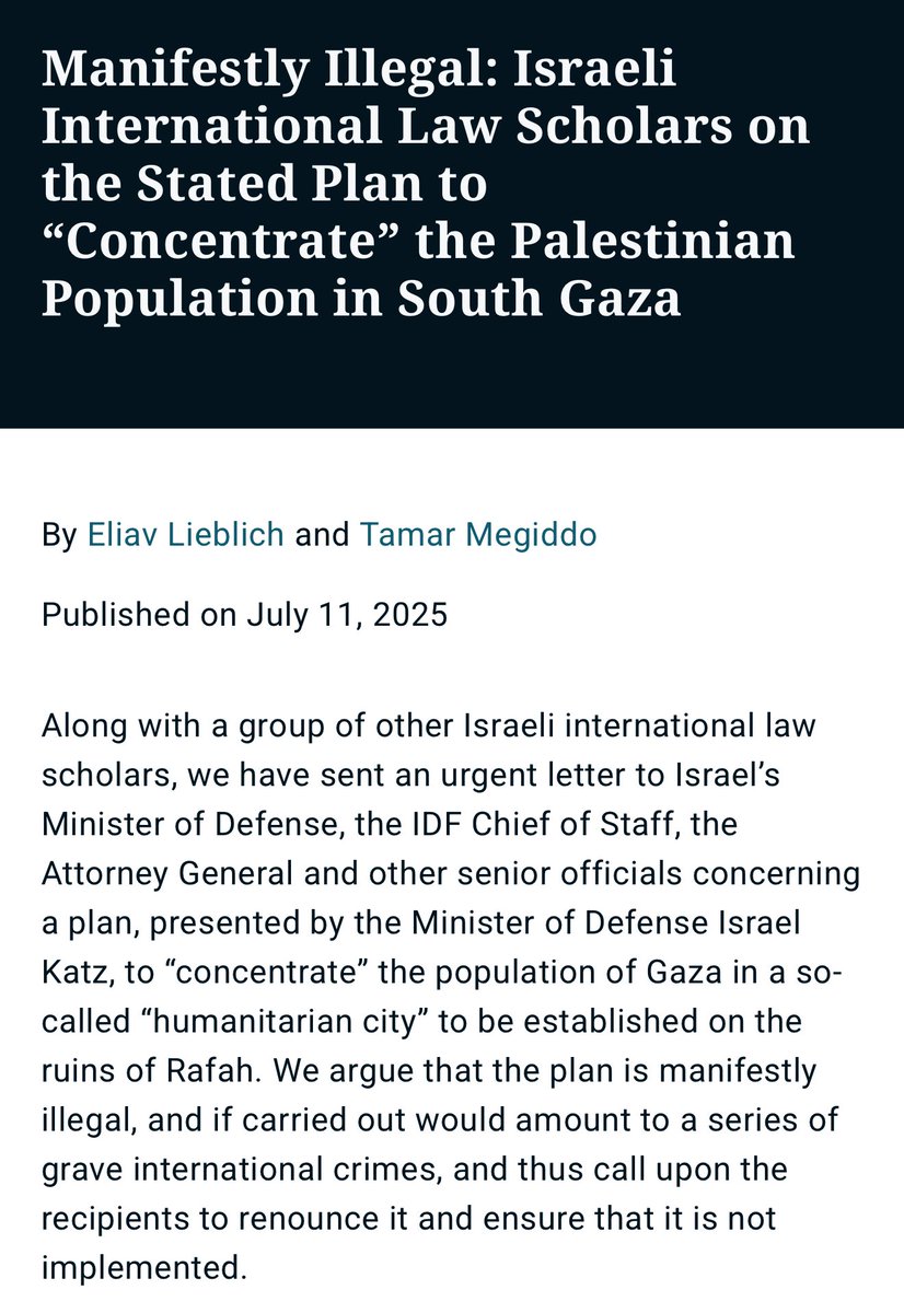 Tayab Ali (@tayab_ali_) on Twitter photo <a href="/Adamjmargo/">AJM</a> To āconcentrateā was used by Israelās defence minister as a term of policy- see Israeli scholars condemning the policy in the article below and editorials in the Israeli press.
Throwing the bigoted accusation at me of being an āislamofacist Muslim antisemiteā is all I need to <a href="/Adamjmargo/">AJM</a> To āconcentrateā was used by Israelās defence minister as a term of policy- see Israeli scholars condemning the policy in the article below and editorials in the Israeli press.
Throwing the bigoted accusation at me of being an āislamofacist Muslim antisemiteā is all I need to