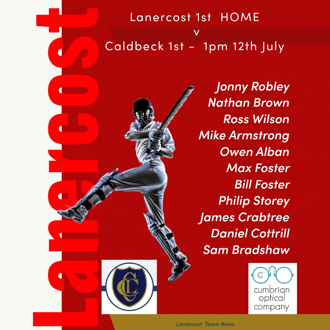 Today's team new as we welcome Caldbeck to Lanercost