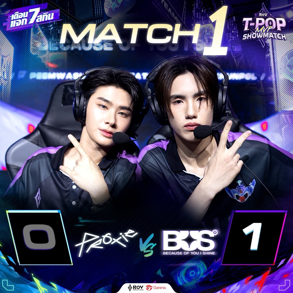 BUS นำไปก่อน 1-0ในคู่ชิงของ RoV TPOP MVP Showmatch ครั้งที่ 1! BUS จะจบแมตช์ด้วยคะแนน 2-0 ได้หรือไม่ หรือ PRX จะพลิกส่งสถานการณ์ขึ้นมาเป็น 1-1!

ให้กำลังใจ BUS และ PROXIE ใน เกมตัดสินเกมต่อไป ได้เลยตอนนี้ใน VALOR TV!

 #RoVTPOPshowmatch #RoVxBUS #RoVxPROXIE