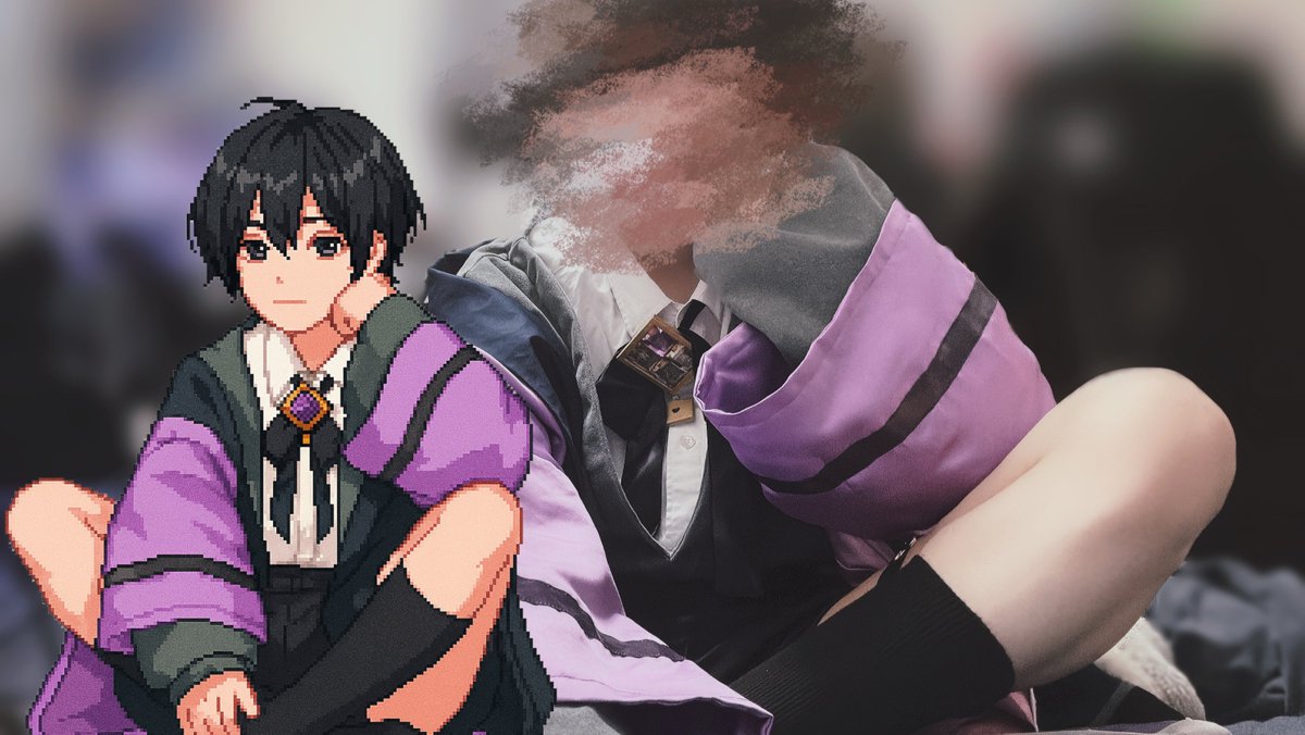 最近流行りのドット絵のやつやってみたらなんかちょっと違うᥬ🥺᭄🌱