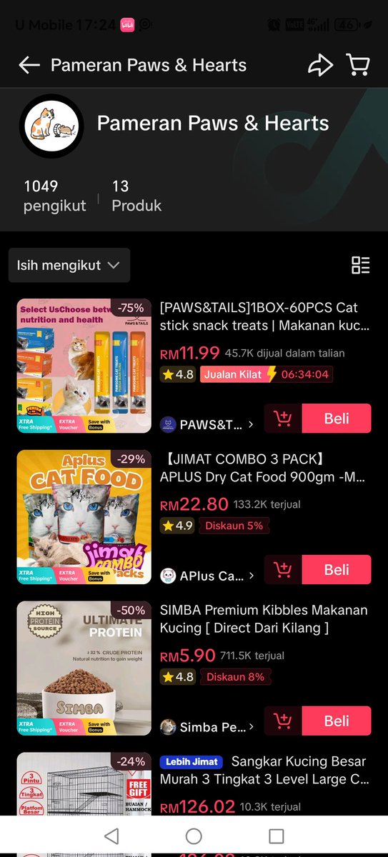 alvin3316's tweet image. Lihat Paws &amp;amp; Hearts! #TikTok tiktok.com/@alvin33168135…
#Kucing #makanankucing #petfood