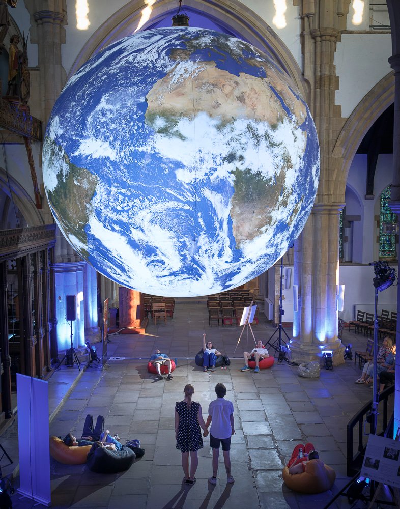 Richard Maude (@silverginger) on Twitter photo Friday night visitors to St.Wilfrid's church in #harrogate for the Gaia Earth exhibit. Friday night visitors to St.Wilfrid's church in #harrogate for the Gaia Earth exhibit.