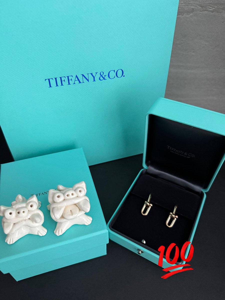 hlm2_r7's tweet image. 沖縄DFSでTiffany ハードウェアリンクピアスミディアム・RGをお迎え🌺VCAで出会いもあったけどやっぱり長く欲しかったこの子に🧸✨ラス1だったらしくラッキー🤭免税＋事前決済扱いでポイントも付いてお得に手に入った💕この夏沢山使うぞ〜‼️