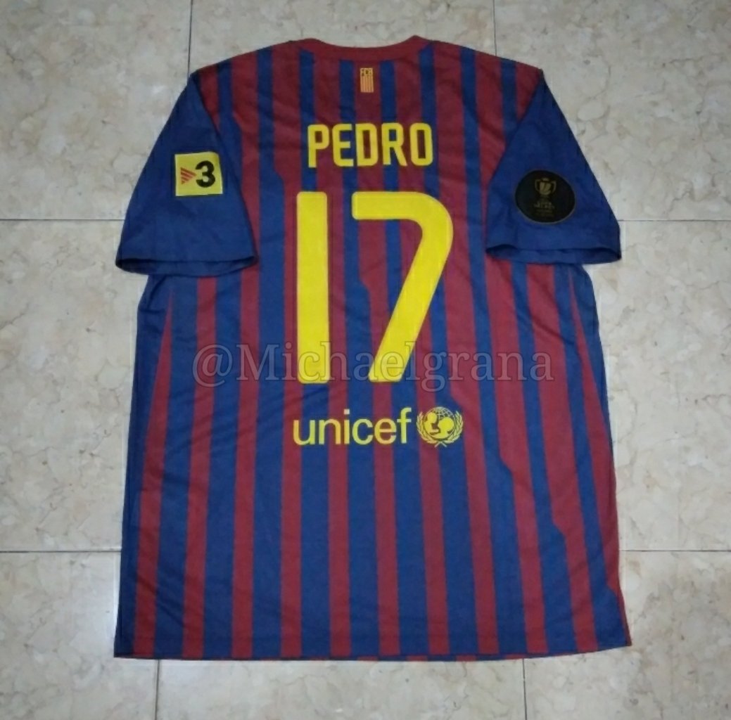 Michaelgrana's tweet photo. #Jersey4Sale
Barcelona Home 2011-2012 
Final Copa del Rey 2012 
Pedro #17 
CdR + WCC + TV3 
All Original 
Size L
Excellent
NOTE : Di laga Final, Pedro mencetak 2 gol &amp; menjadi MOTM. Barça juara unggul 3-0 atas Bilbao 

Harga 1.500k

+6285715080066

Tq @Jerseyforum @adipati_store https://t.co/i64VCBZ99F