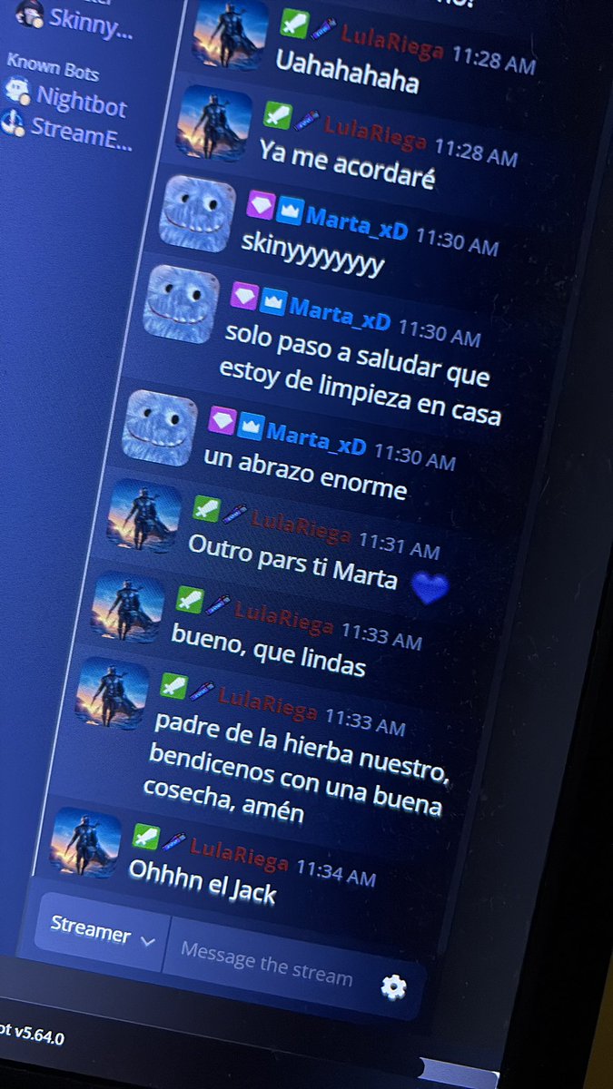 Este es el chat que yo quiero