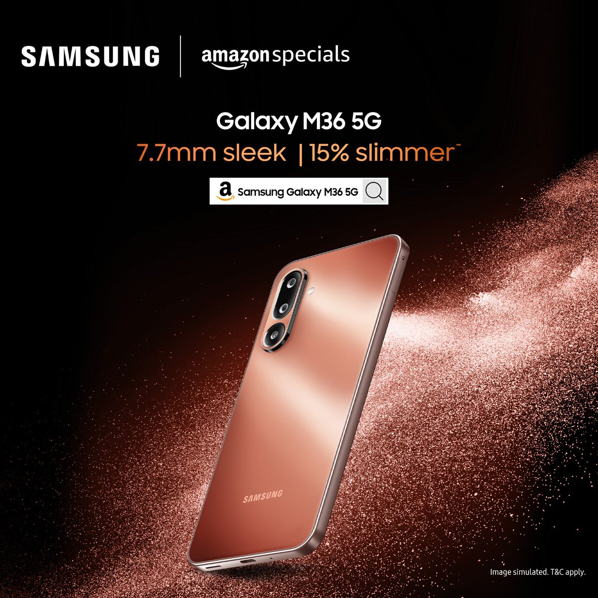 SIRAJ ++++++++ (@siraj148588) on Twitter photo Looking for a phone that never quits?
The #SamsungGalaxyM36 5G is your answer!
<a href="/SamsungIndia/">Samsung India</a> <a href="/amazonIN/">Amazon India</a> #LoveForMonster #MonsterAIcon Looking for a phone that never quits?
The #SamsungGalaxyM36 5G is your answer!
<a href="/SamsungIndia/">Samsung India</a> <a href="/amazonIN/">Amazon India</a> #LoveForMonster #MonsterAIcon