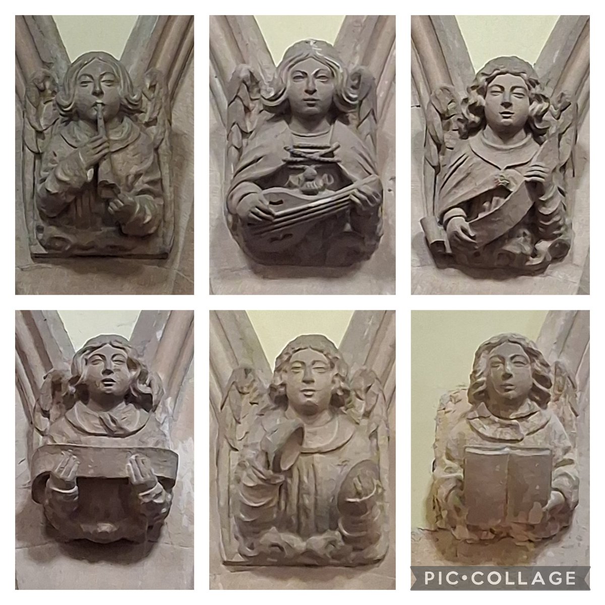 reading_ulysses's tweet image. After rebuilds in 1839 and again in 1849 only the base of the tower remains of the original C12 All Saints #Church, Newton-on-Ouse. There is still much to like about this building, notably the timber ceiling, the music playing angels, and the eye-catching 150ft #steeplesaturday