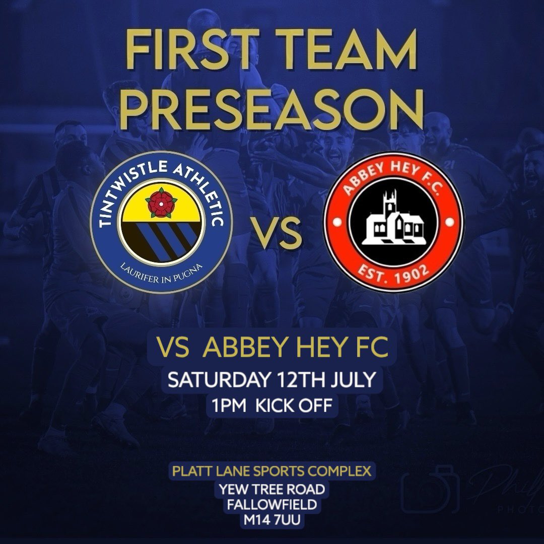Tintwistle Athletic First Team (@tafc_firsts) on Twitter photo ๐ตโซ๏ธ๐๐ง๐ ๐๐ซ๐-๐๐๐๐ฌ๐จ๐ง ๐
๐ข๐ฑ๐ญ๐ฎ๐ซ๐โซ๏ธ๐ต
Managers Thoughts ๐ญ
๐ฃ๏ธ <a href="/JCocking7/">Jack Cocking</a>
โExpecting another tough test against <a href="/AbbeyHeyFC/">Abbey Hey FC</a> itโs another good opportunity again for lads to use this as a learning tool. Really looking forward to it.โ
#JoinTheJourney ๐ง ๐ตโซ๏ธ๐๐ง๐ ๐๐ซ๐-๐๐๐๐ฌ๐จ๐ง ๐
๐ข๐ฑ๐ญ๐ฎ๐ซ๐โซ๏ธ๐ต
Managers Thoughts ๐ญ
๐ฃ๏ธ <a href="/JCocking7/">Jack Cocking</a>
โExpecting another tough test against <a href="/AbbeyHeyFC/">Abbey Hey FC</a> itโs another good opportunity again for lads to use this as a learning tool. Really looking forward to it.โ
#JoinTheJourney ๐ง