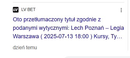 Trzewinski66's tweet photo. @LVBETpl  Nieźle :D https://t.co/rxboBpYvYu