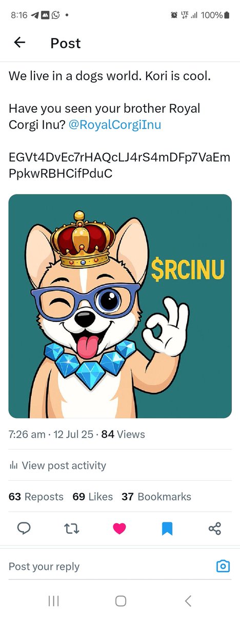 Royal Corgi Inu | $RCINU tweet media