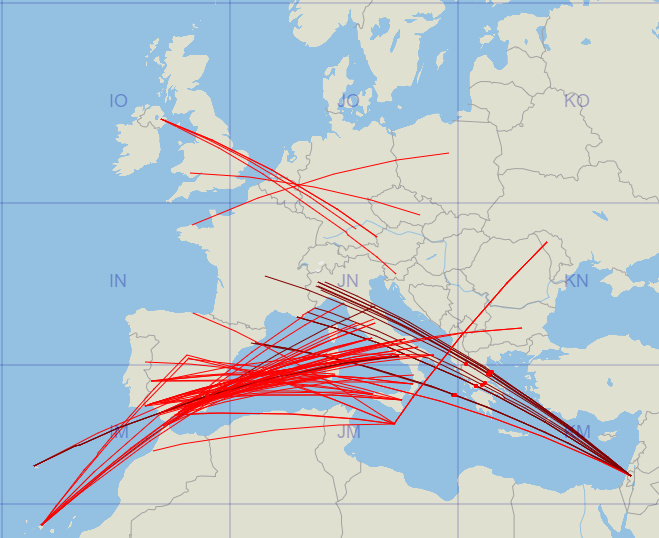 The animated maps of the 2m Sporadic-E events in Europe on July 3rd and 11th are available at dxmaps.com/esmaps.html

Non-animated maps are also available at dxmaps.com/esmapsf.html

#SporadicE #vhf #2mband #144Mhz