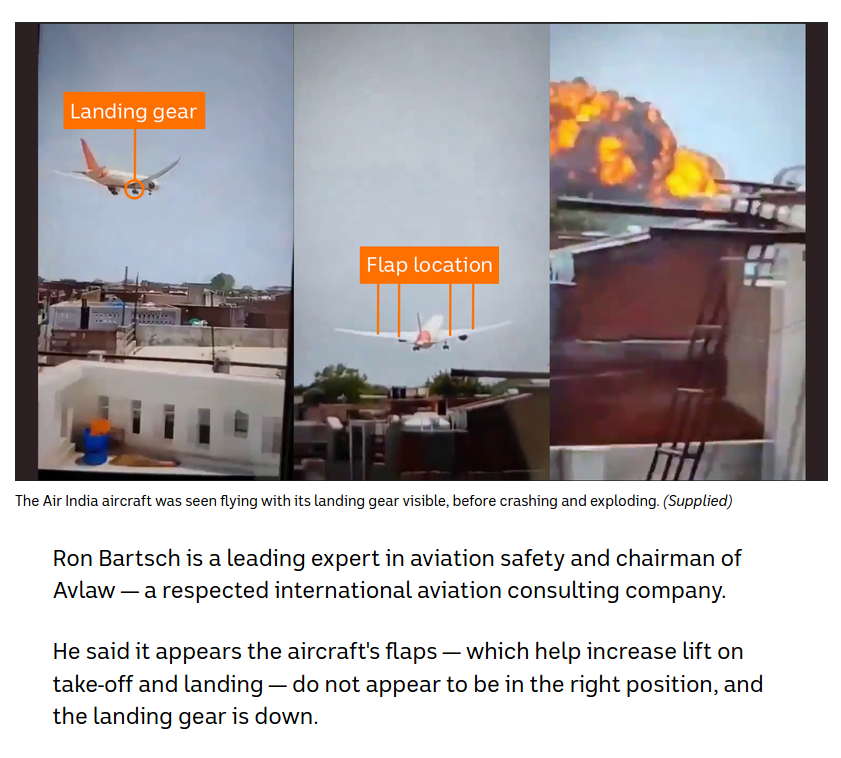 THE_Russell's tweet photo. WHAT a surprise!
The apologists for Boeing have discovered there was nothing wrong with the plane, one of the pilots switched off the fuel to both engines.
Boeing executives and investors can breath easily again (at least until the next crash).
#FlyOn
#auspol #AirIndia #Boeing https://t.co/p46aBsiOkF
