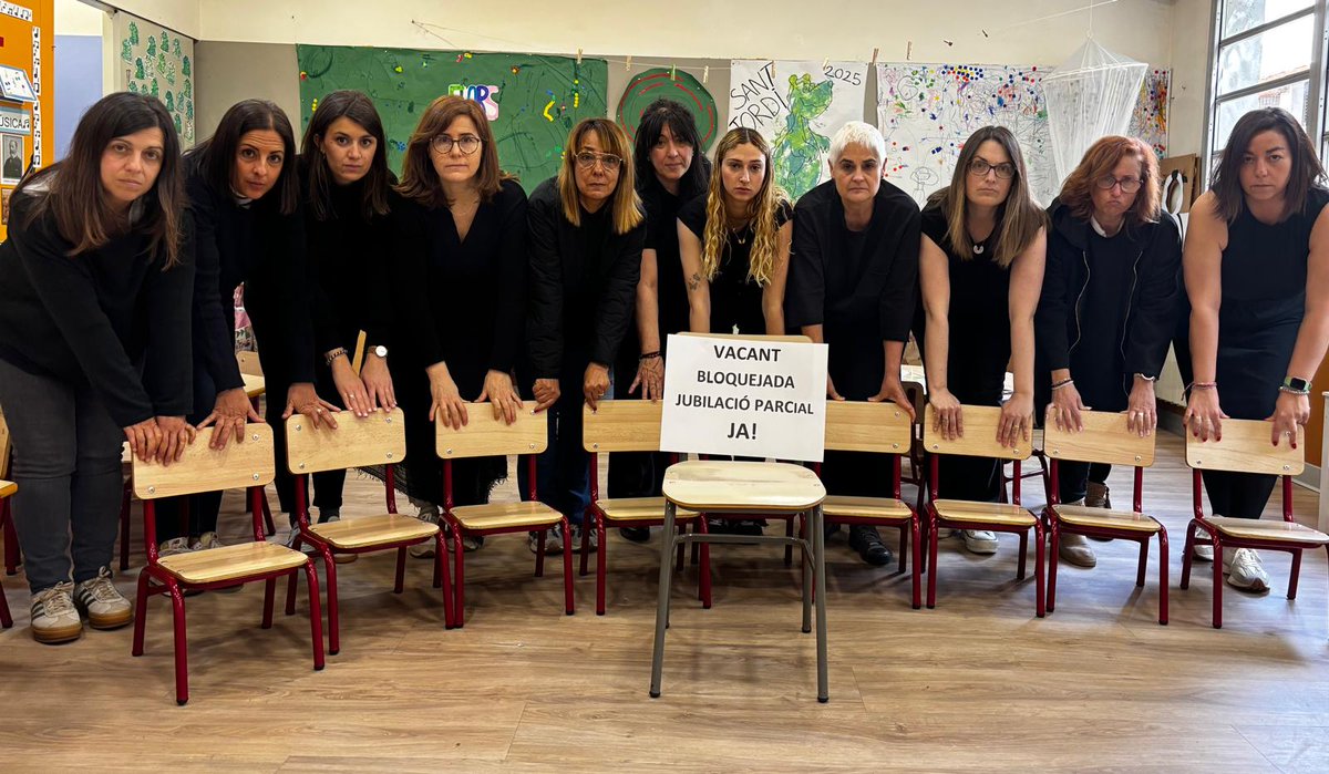 GausachsNuria's tweet image. El passat 23 de maig, @educaciocat va comprometre's a fer viable la #ParcialConcertada

Quan ho publicarà al DOGC? 

Els docents mereixedors de la #JubilacióParcial, els  rellevistes i tots els docents de l'#EscolaConcertada necessiten planificar les matèries i nivells del 25-26