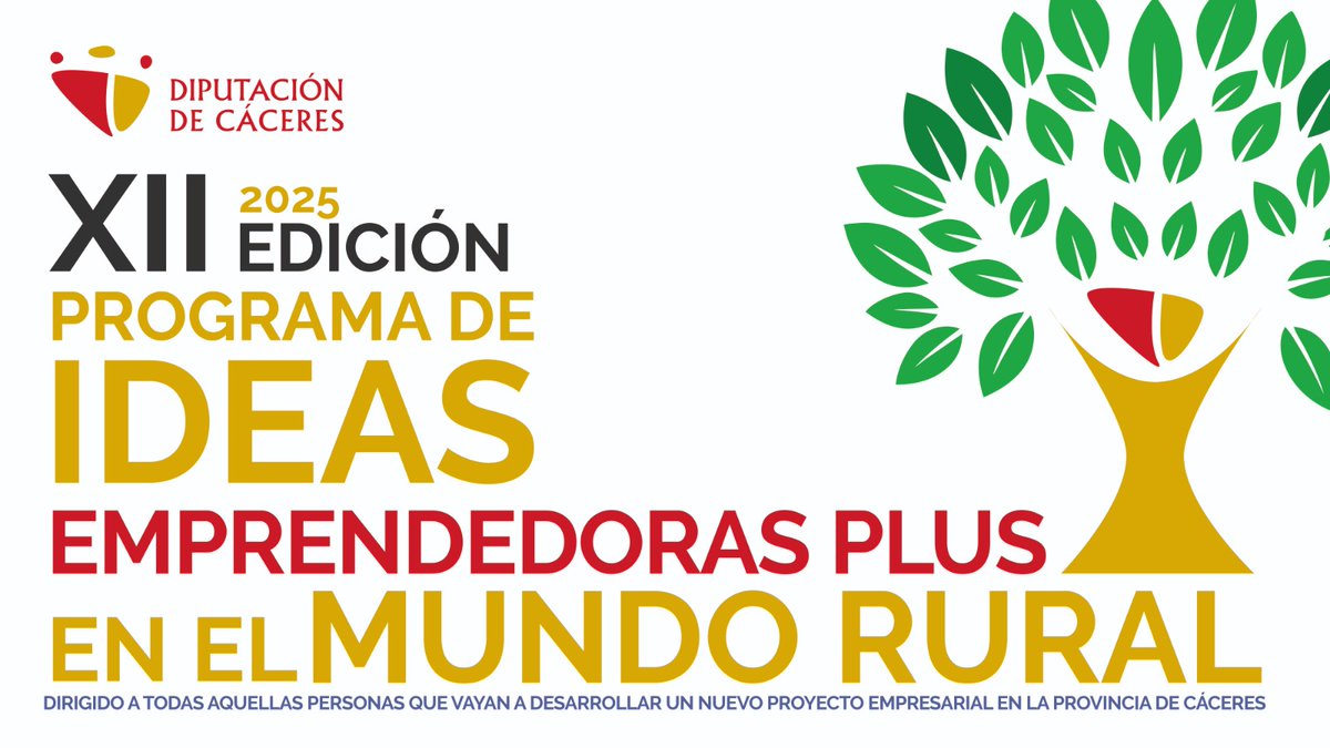 DIPUTACIÓN IMPULSA (@dipimpulsa) on Twitter photo 📢📢 Atención 📢📢
¡Se amplia el plazo para participar en los premios #PIEPlus, el programa de Ideas Emprendedoras Plus en el medio rural de la <a href="/DiputacionCC/">DiputacionCC</a>! 💡
📅 Presenta tu candidatura antes del 25 de julio.
ℹ️google.com/amp/s/www.regi… 📢📢 Atención 📢📢
¡Se amplia el plazo para participar en los premios #PIEPlus, el programa de Ideas Emprendedoras Plus en el medio rural de la <a href="/DiputacionCC/">DiputacionCC</a>! 💡
📅 Presenta tu candidatura antes del 25 de julio.
ℹ️google.com/amp/s/www.regi…