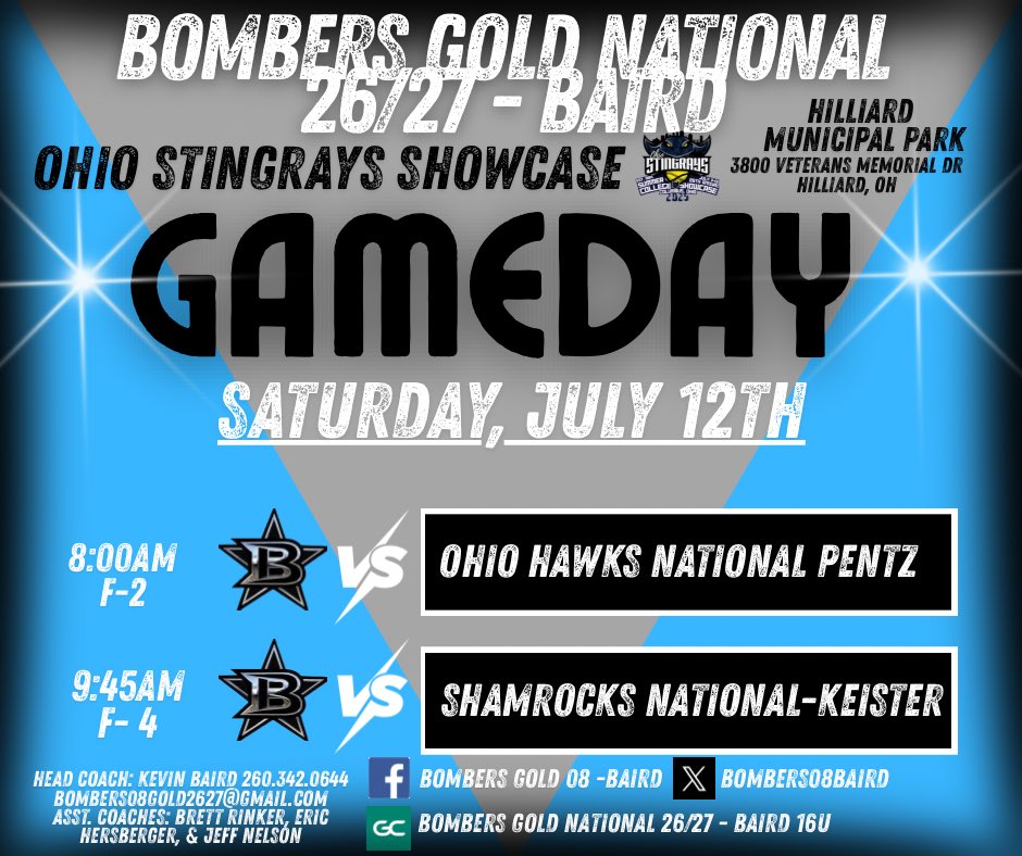 Bombers Gold National is back in action for 2 more pool play games today! Catch this talented group on GameChanger 🙌🏻

<a href="/TDanley2026/">Taylor Danley</a>
<a href="/lilycash2026/">Lily Cash</a>
<a href="/DalynneB_2026/">Dalynne Bussard</a>
<a href="/reese_knox_11/">Reese Knox 2026</a>
@averynelson2028
@aliyaedson05
<a href="/annarinker2026/">Anna Rinker</a>
<a href="/CarsonPetty2027/">Carson Petty</a>
@brooklynnNash16
@Amiyaa_17