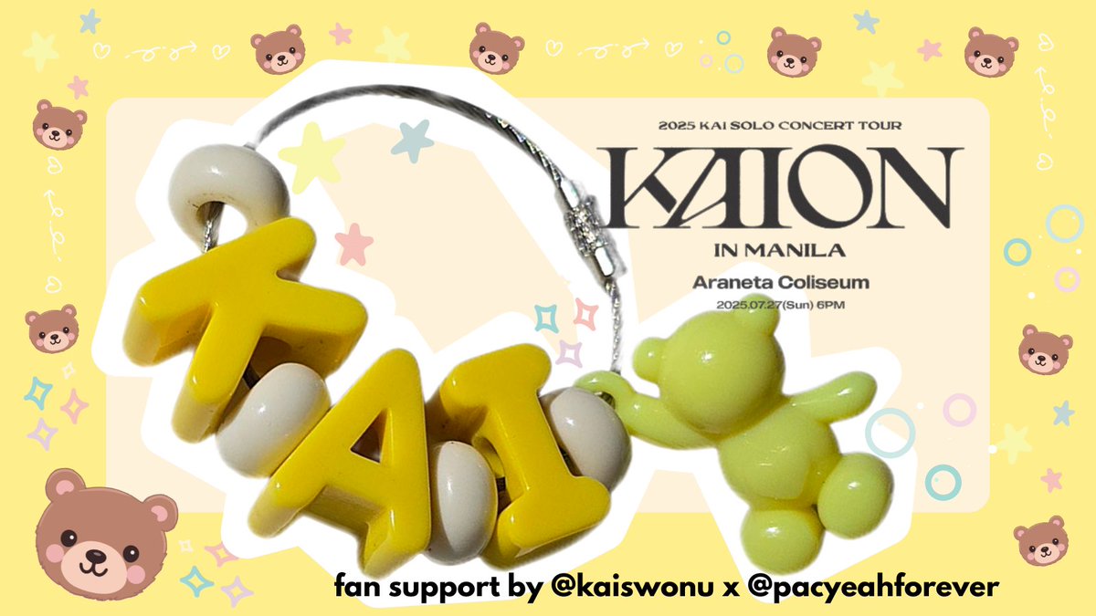 🔥 KNOCK KNOCK ERIGOMS 🔥

ㅂ₃ㅂ

KAI ON in MANILA 🩶 🐻 💛

fan support by 
me &amp; <a href="/kaiswonu/">🧸</a> 🖤

ʕっ•ᴥ•ʔっ
to claim:
⭐️ like &amp; rt 
⭐️ strictly 1:1 
⭐️ open for trades 
⭐️ loc: TBA

#KAI #카이 #EXO #엑소 
#KAION 
#2025_KAI_SOLO_CONCERT_TOUR_KAION
#KAIinMANILA2025
<a href="/weareoneEXO/">EXO</a>