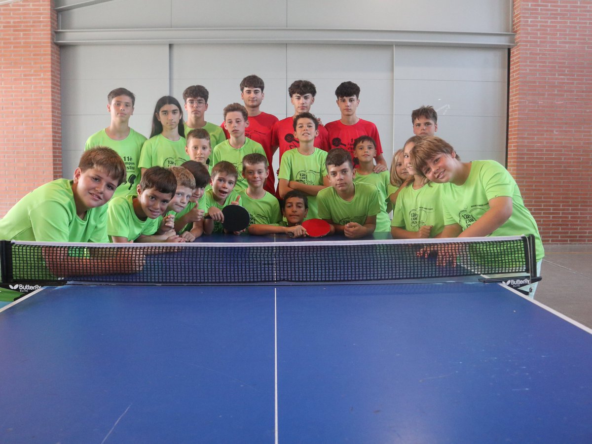 🏓 Final de la primera setmana del campus d'estiu amb 22 nens

➡ La majoria d'ells han conegut el club per primera vegada i han après la tècnica bàsica del nostre esport.

📝 Apunta't a la segona setmana (80% ocupat)
🔗 cutt.ly/jwq6RSq7