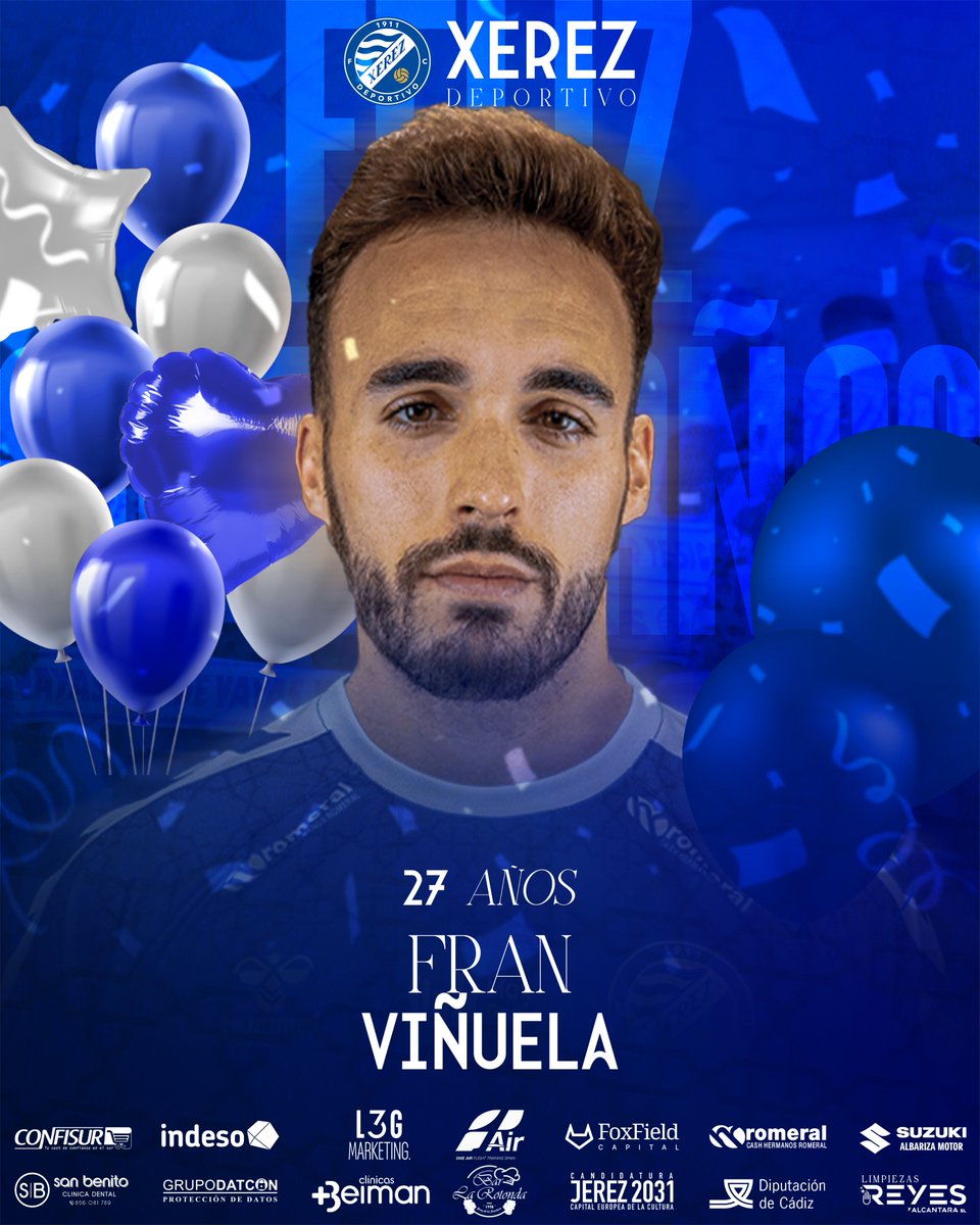 🎂🥳 ¡Hoy cumple años nuestro <a href="/franvica7/">Fran Viñuela</a>!

🙌💙 ¡Que pases un gran día!